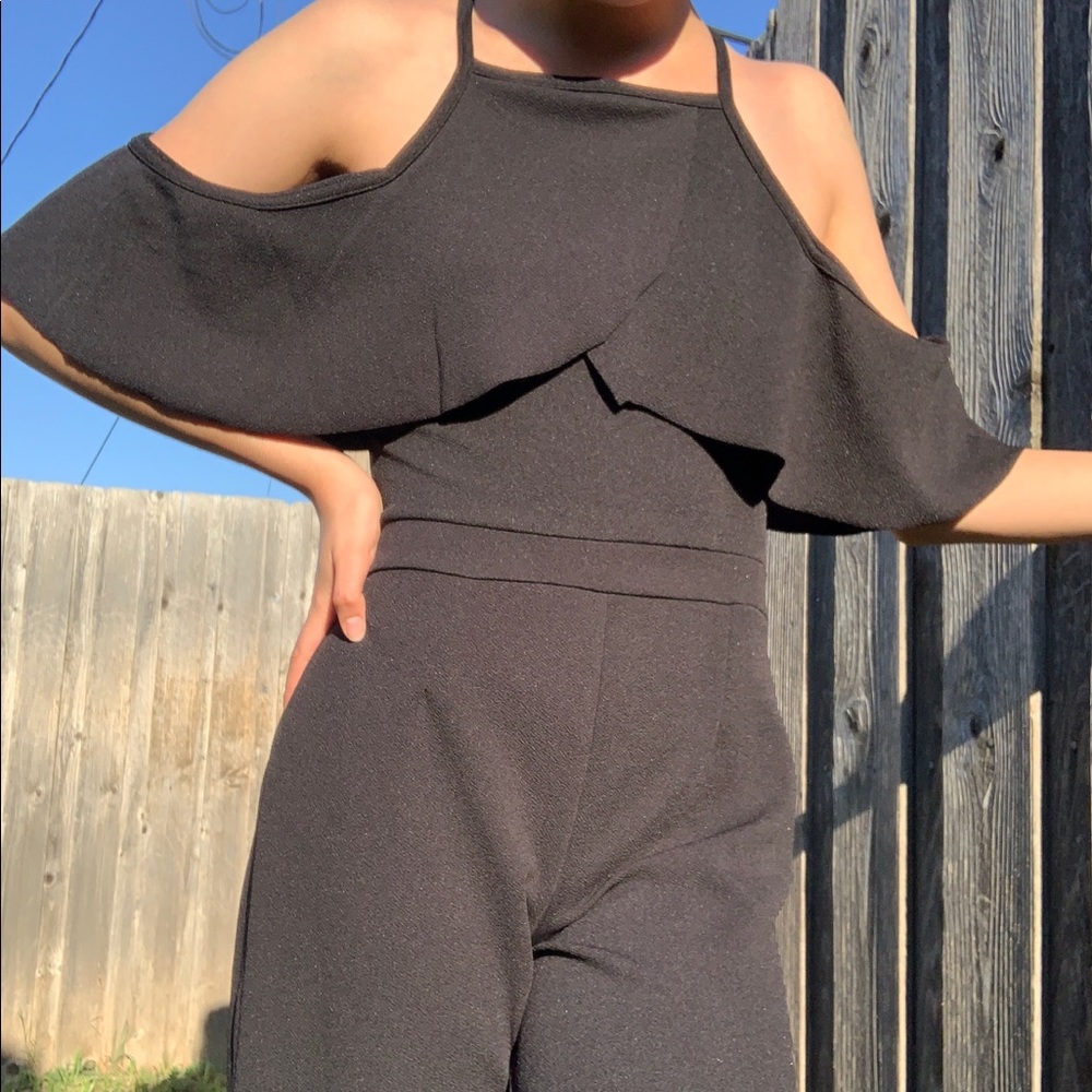 Long black jumpsuit
